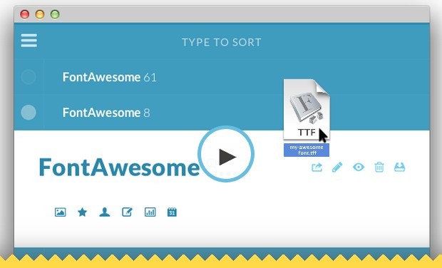 Web Font Generator for Mac OSX